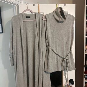 Lane Bryant Gray Knit Set